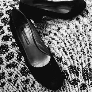 Italian genuine suede pumps